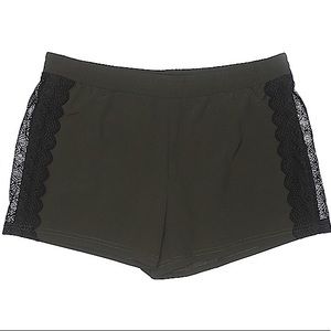 Fabletics Dark Green w/ Lace Shorts